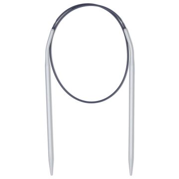 Rundstricknadeln ALU 60 cm 4,50 mm grau