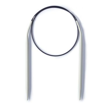 Rundstricknadeln ALU 60 cm 6,00 mm grau