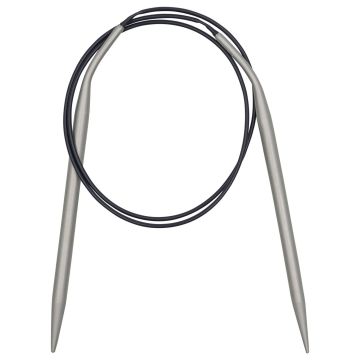 Rundstricknadeln ALU 80 cm 6,00 mm grau
