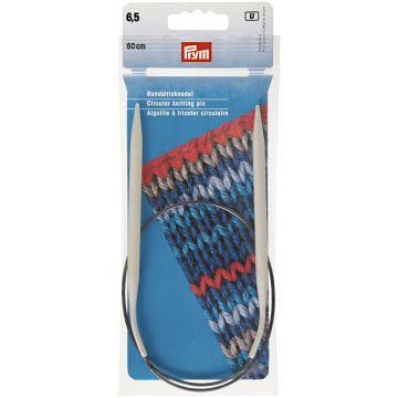 Rundstricknadeln ALU 60 cm 6,50 mm grau