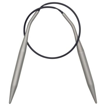 Rundstricknadeln ALU 40 cm 7,00 mm grau