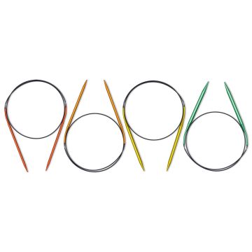 PRYM Rundstricknadel. Set Alu-Farbe. 4,5-7,0/80 211981