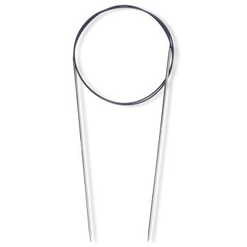 Rundstricknadeln MS 80 cm 2,00 mm silberfarbig