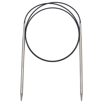 Rundstricknadeln MS 100 cm 4,50 mm silberfarbig