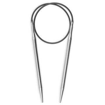 Rundstricknadeln MS 40 cm 5,00 mm silberfarbig