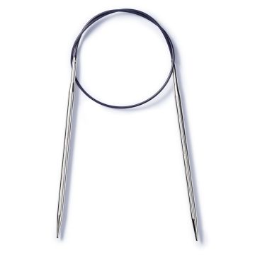 Rundstricknadeln MS 60 cm 5,00 mm silberfarbig