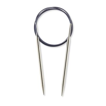 Rundstricknadeln MS 100 cm 5,50 mm silberfarbig