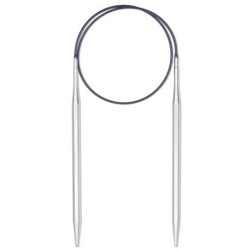Rundstricknadeln MS 60 cm 6,00 mm silberfarbig