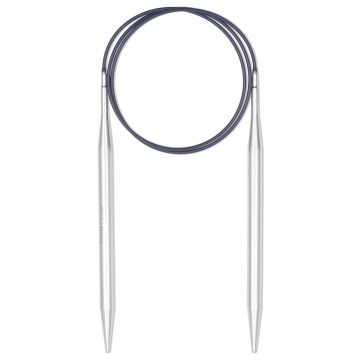 Rundstricknadeln MS 80 cm 7,00 mm silberfarbig