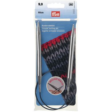 PRYM Rundstricknadel MS 9,00/60 silberfarben 212222
