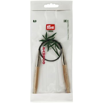 Rundstricknadeln BAMBUS 40 cm 8,00 mm