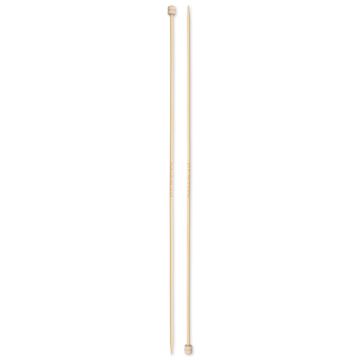PRYM Stricknadeln mit Knopf Bambus 3,0/33 2 Stk. 222113