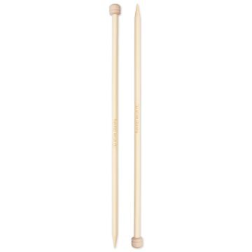 PRYM Stricknadeln mit Knopf Bambus 8,0/33 2St 222122