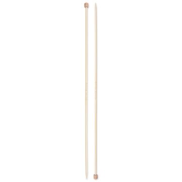 PRYM Stricknadeln mit Knopf Bambus 3,25/33 2 Stk. 222125