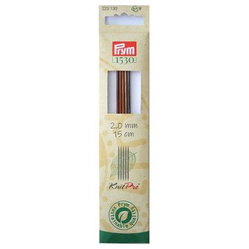PRYM Stricknadeln NATURAL 2,0/15 223130