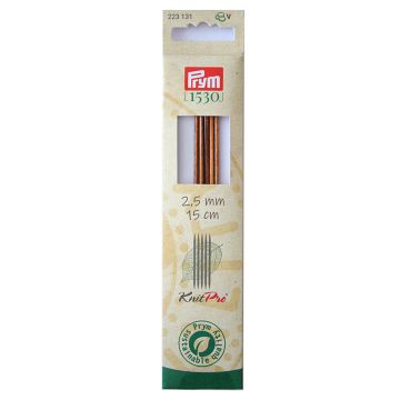 PRYM Nadelspiel NATURAL 2,5/15 223131