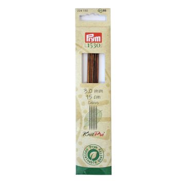 PRYM Stricknadeln 3,00/15 CUB.NAT. 224132