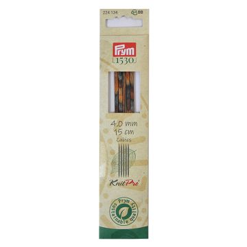 PRYM Strumpfstricknadeln 4,00/15 CUB.NAT. 224134