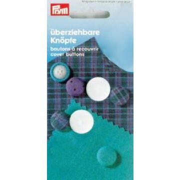 Stoffknöpfe KST 19 mm weiß