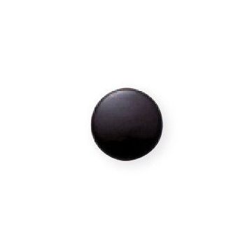 NF-Druckknopf Jersey glatte Kappe MS 12 mm Schwarz