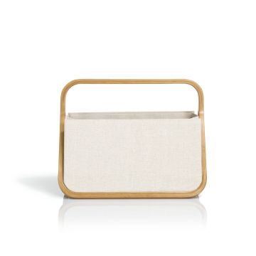 PRYM Fold & Store Canvas- und Bambustasche natur 612563