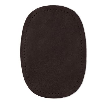 Patches Nappaleder (zum Aufn.) 10x14 cm dunkelbraun