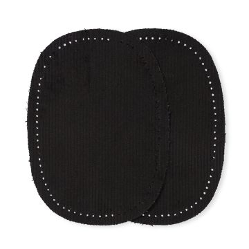 PRYM Cord-Patches zum Aufbügeln 10 x 14 cm schwarz 929320