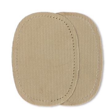 PRYM Aufbügel-Patches Cord 10 x 14 cm Beige 929323