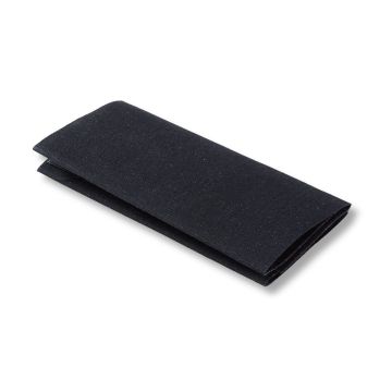 Flickstoff Baumwolle (zum Aufb.) 30x10 cm schwarz
