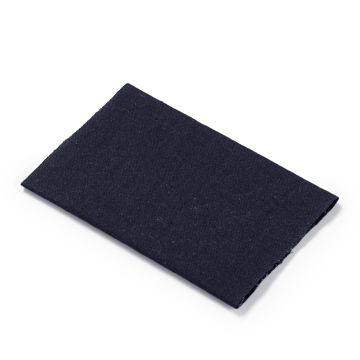 Flickstoff Baumwolle (zum Aufb.) 30x10 cm marine
