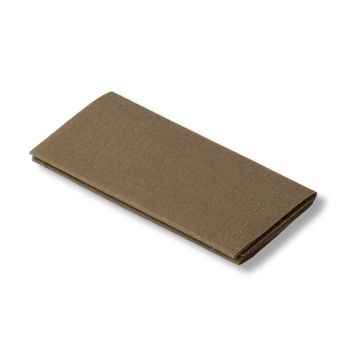 Flickstoff Baumwolle (zum Aufb.) 30x10 cm braun