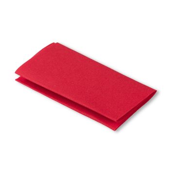 Flickstoff Baumwolle (zum Aufb.) 30x10 cm rot
