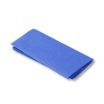 Flickstoff Baumwolle (zum Aufb.) 30x10 cm mittelblau