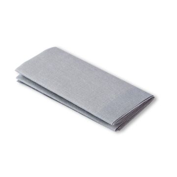 Flickstoff Baumwolle (zum Aufb.) 30x10 cm hellgrau
