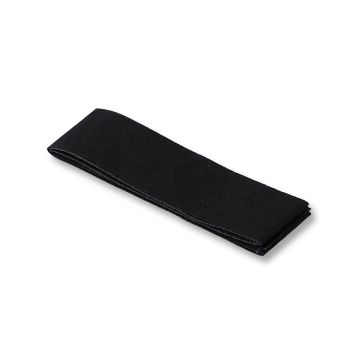 Flickstoff Baumwolle (zum Aufb.) 3,5x100 cm schwarz