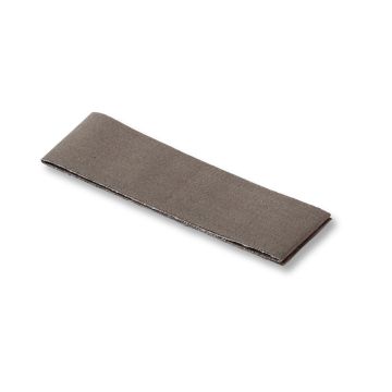 Flickstoff Baumwolle (zum Aufb.) 3,5x100 cm grau