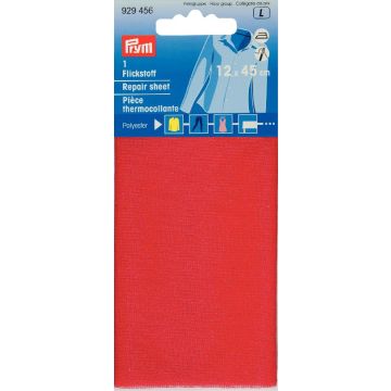 Flickstoff Polyester (zum Aufb.) 12x45cm rot
