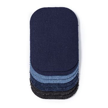 4x2 Patches Mini Jeans/Cotton 6 x 8 cm sortiert