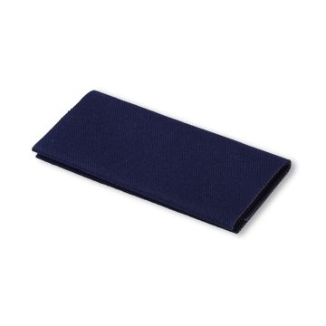 Flickstoff Köper (zum Aufb.) 40x10 cm blau