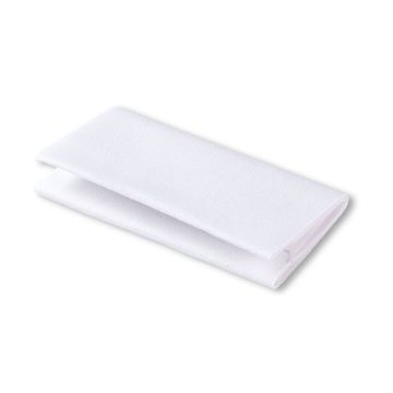 Flickstoff Köper (zum Aufb.) 40x10 cm weiß