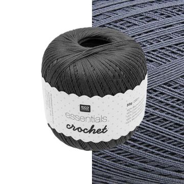 Rico Essentials Crochet Grau
