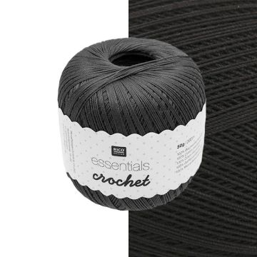 Rico Essentials Crochet Schwarz