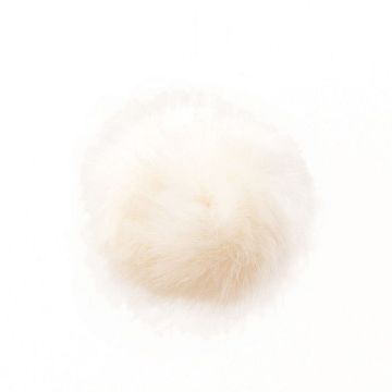 Rico Kunstpelz Pompon Hellbeige 10 CM