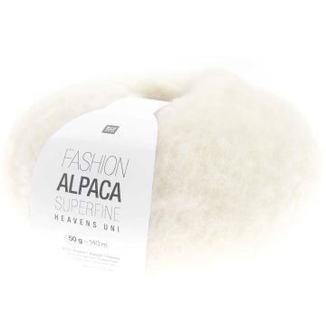 Rico Design Alpaca Superfine Heavens Uni Wollweiß