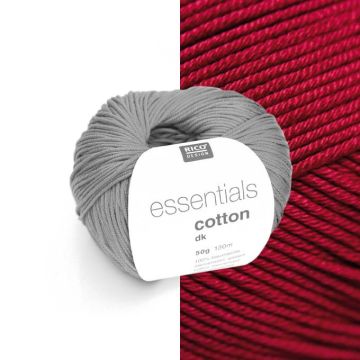 Rico Essentials Cotton (DK) Kirschrot