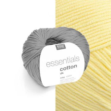 Rico Essentials Cotton (DK) Zitronengelb
