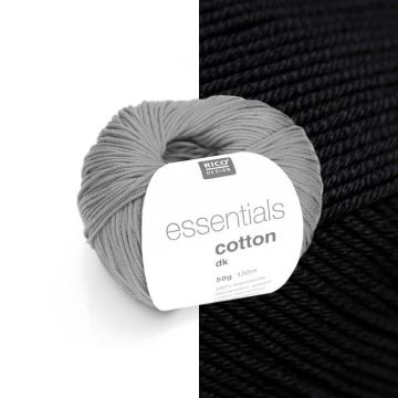 Rico Essentials Cotton (DK) Schwarz