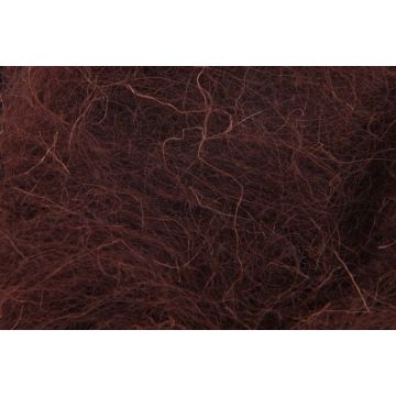 Filzwolle braun, 50G