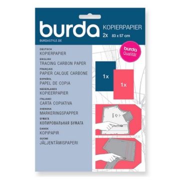 Burda Kopierpapier blau/rot