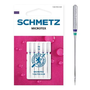 Nähmaschinennadeln Microtex Nadeldicke 70